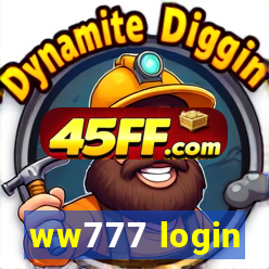 ww777 login